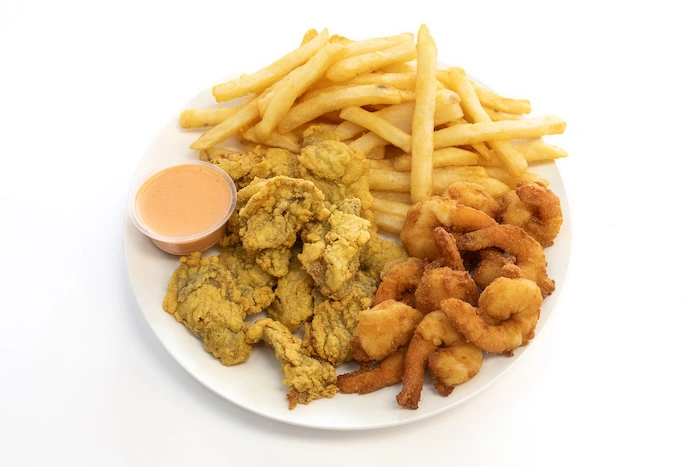 Combo #13 - Oysters & 10 Shrimp Or 3 Wings